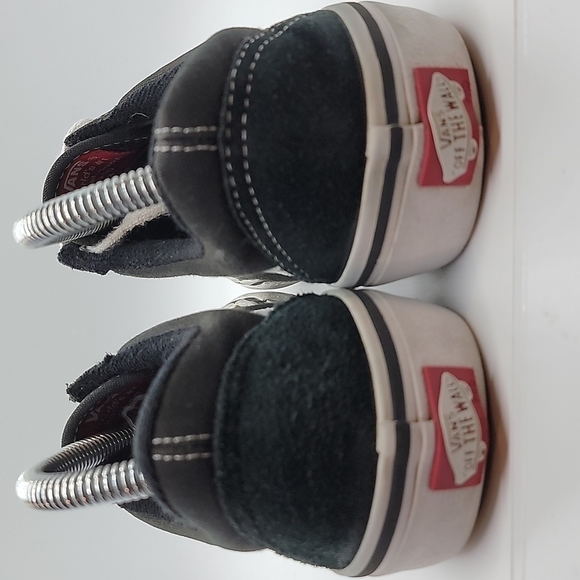 Men's Vans suede/canvas low top skate shoes - Picture 5 of 11